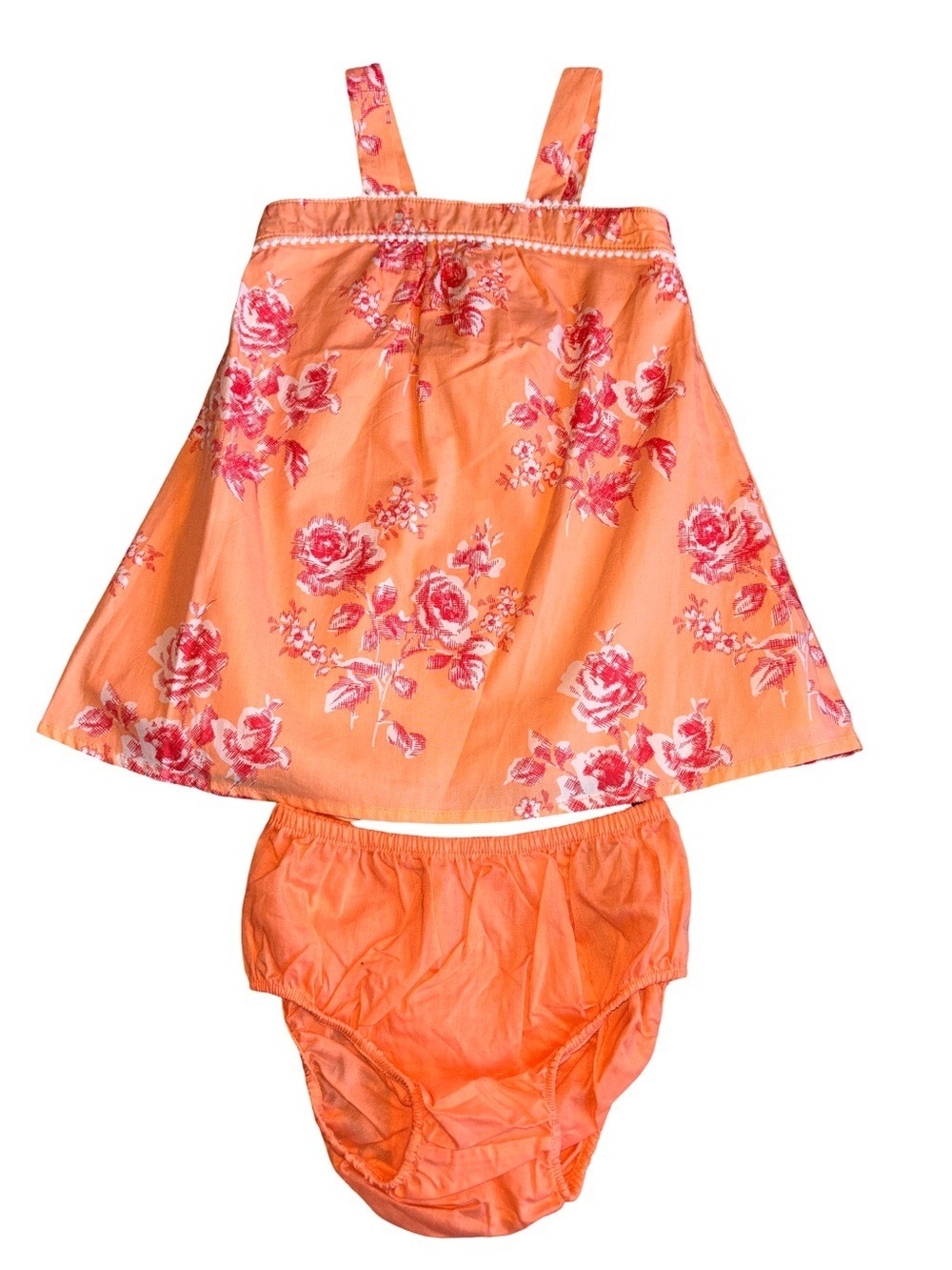 Janie and Jack Floral Cotton Sundress Set NWT 12-18 months